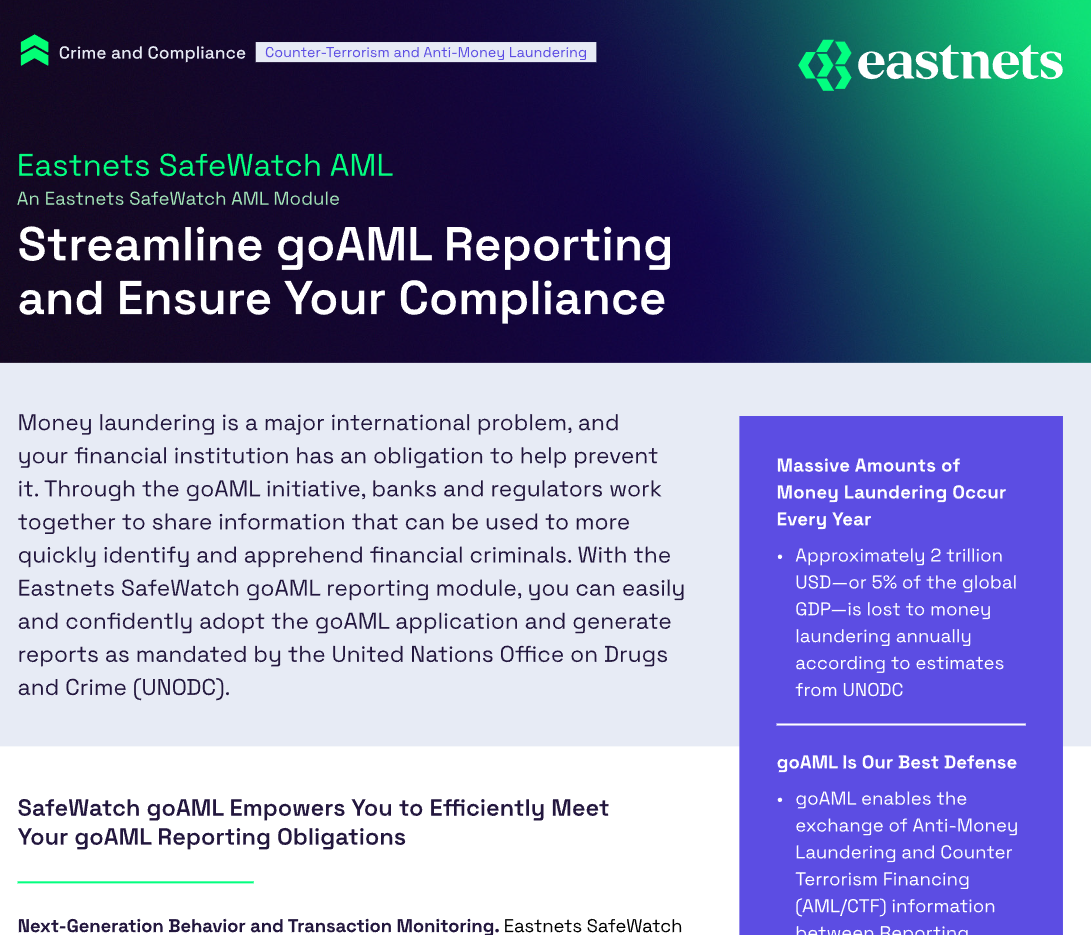 go AML factsheet
